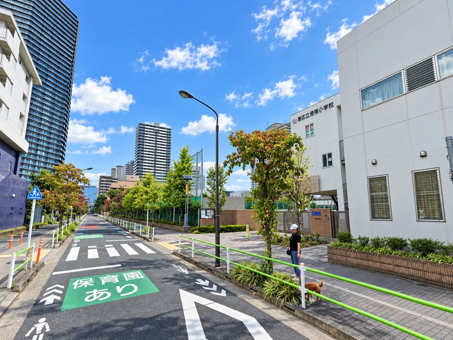 リビオタワー品川の学区と港南周辺の街並み
